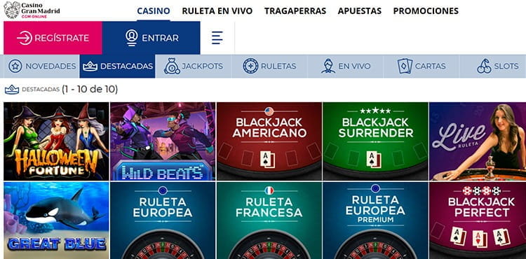 Casino Gran Madrid Online Iniciar Sesion