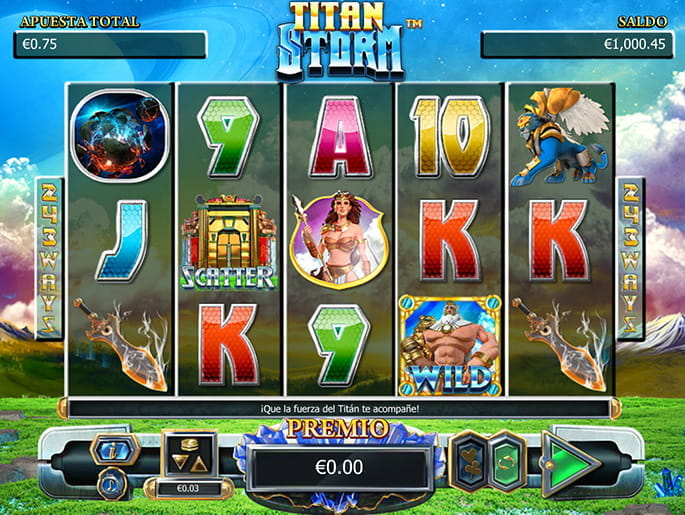 Versión gratis de la slot Titan Storm.