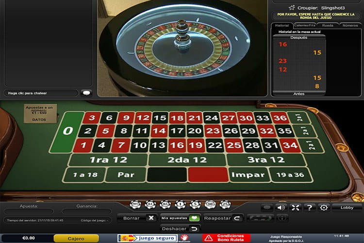 Juego de ruleta