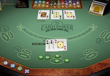 Casino 3 Card Poker Games