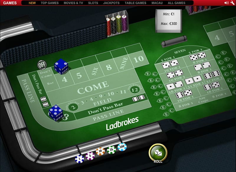 casino craps table games free play online