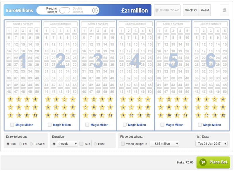 how to play the lotto online