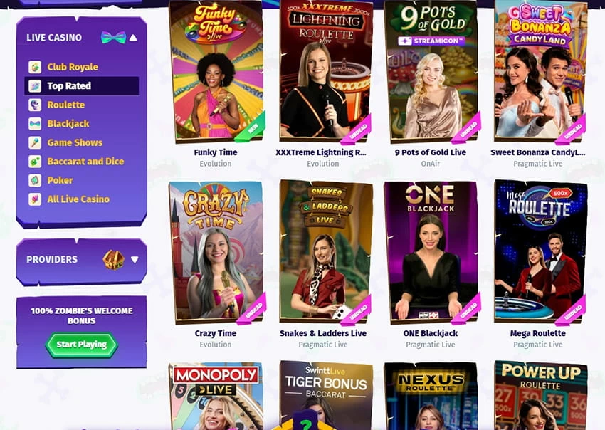 The Online Platform of Casombie Live Casino