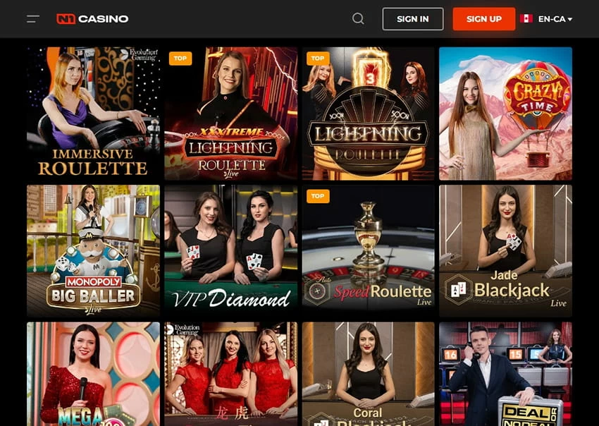 The Online Platform of N1 Casino Live Casino