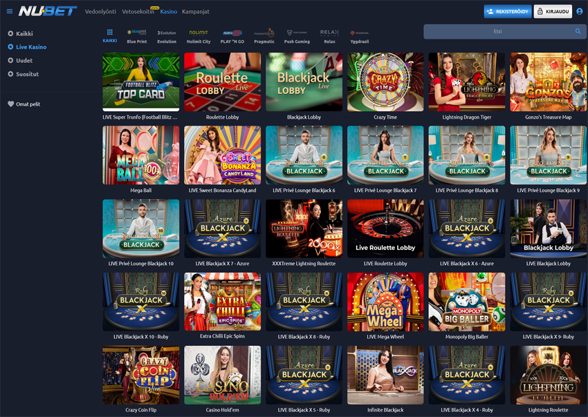 The Online Platform of Nubet Live Casino