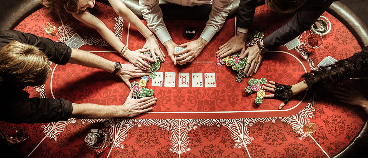 Daniel Negreanu playing poker