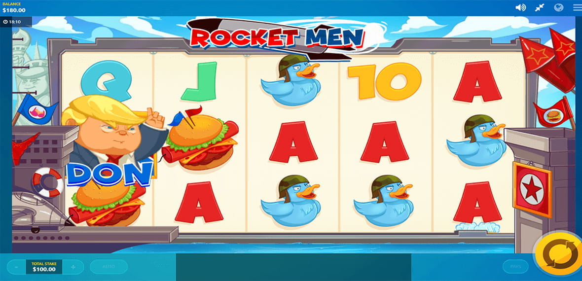 Rocket Men slot by Red Tiger 