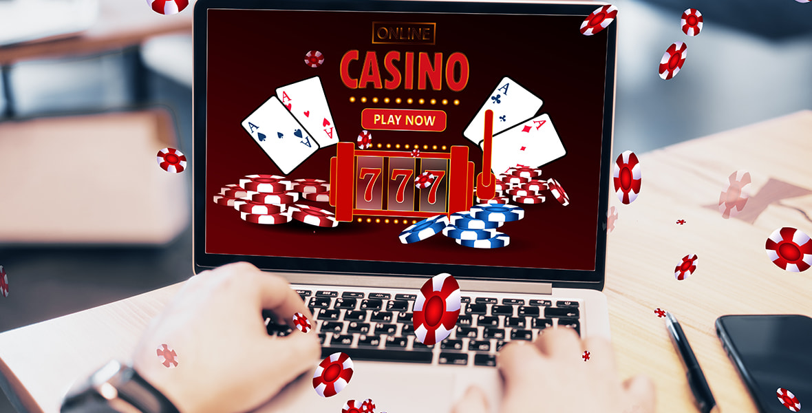 Playing casino games on a mobile device