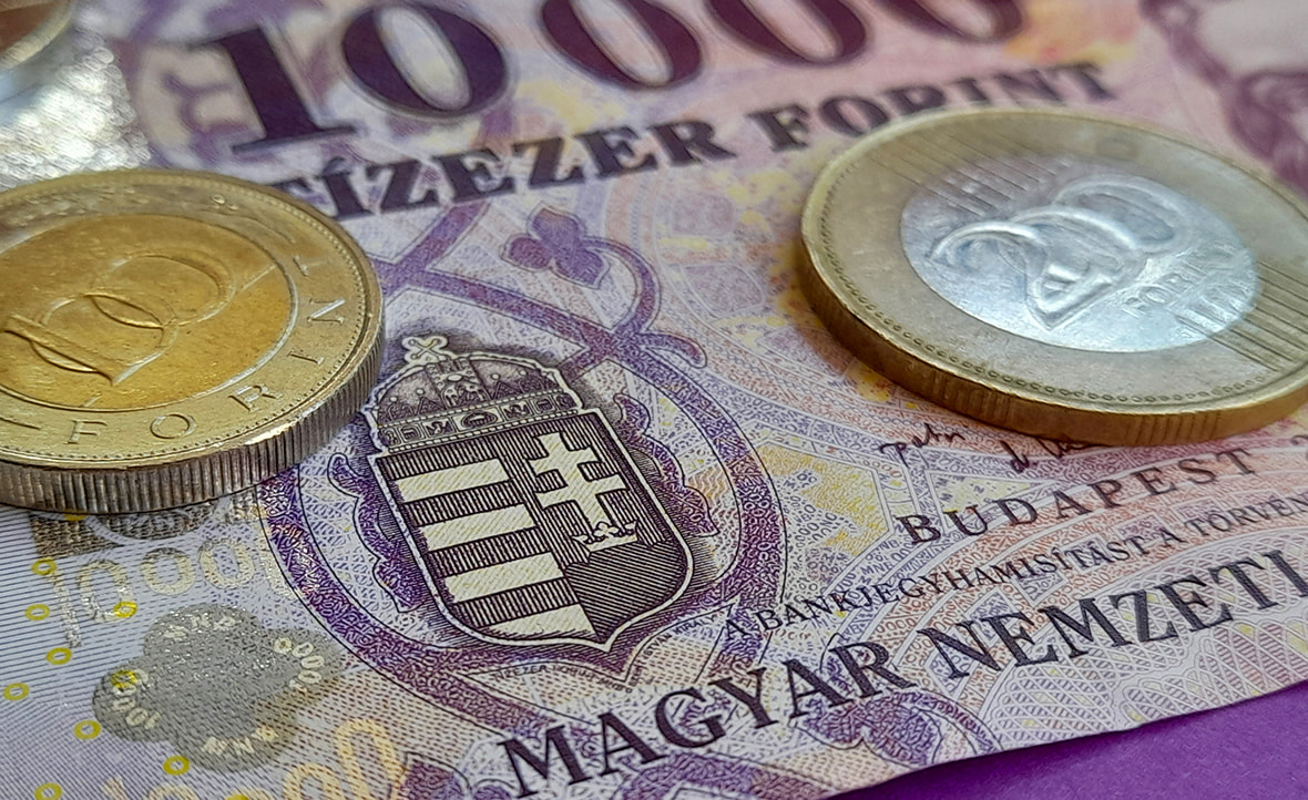 Hungarian Forint Banknotes and Coins